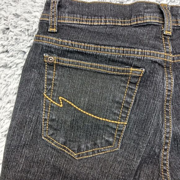Faded Glory Womans 8 Tall Stretch Bootcut Black Jeans. 5 Pockets. - Picture 5 of 12